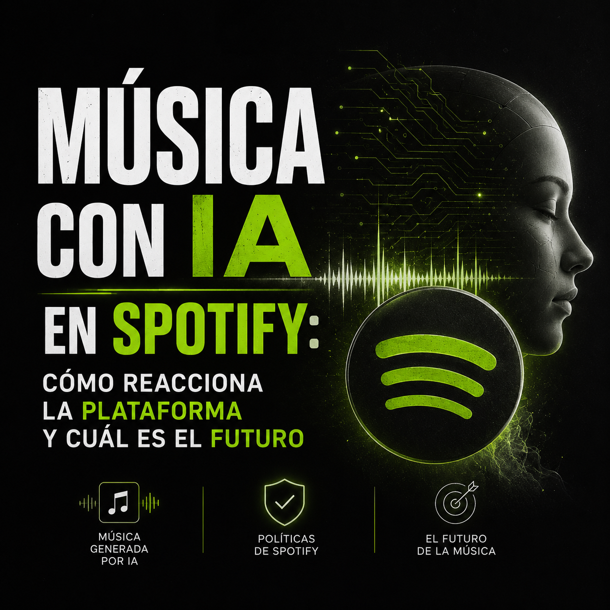 Música con IA en Spotify: cómo reacciona la plataforma - La Tribu Productora