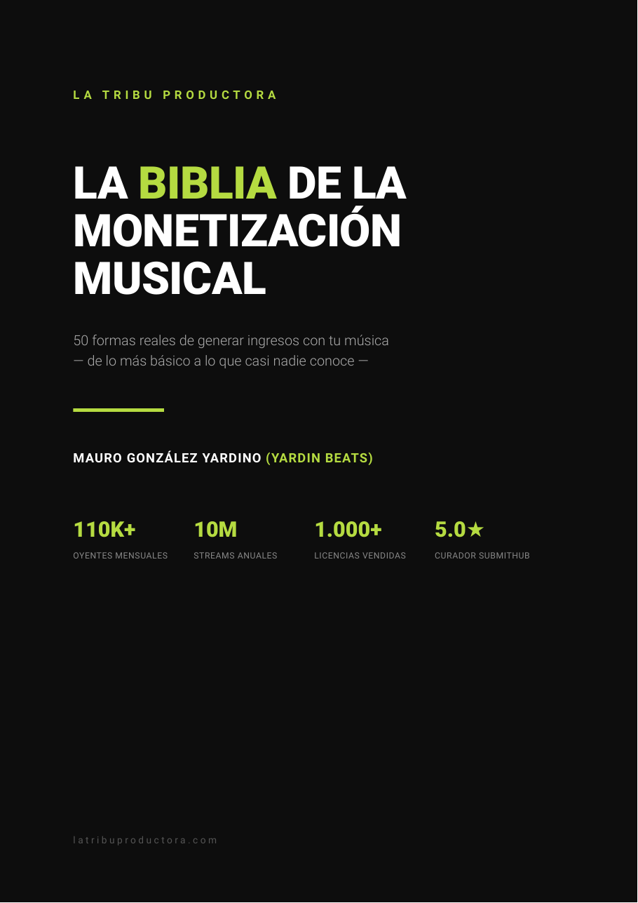 La Biblia de la Monetización Musical - ebook gratuito