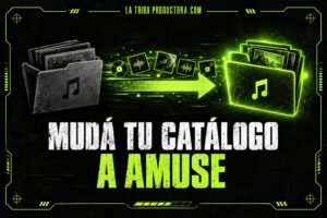 Mudá tu catálogo a Amuse: carpeta de música pasando de una distribuidora a Amuse